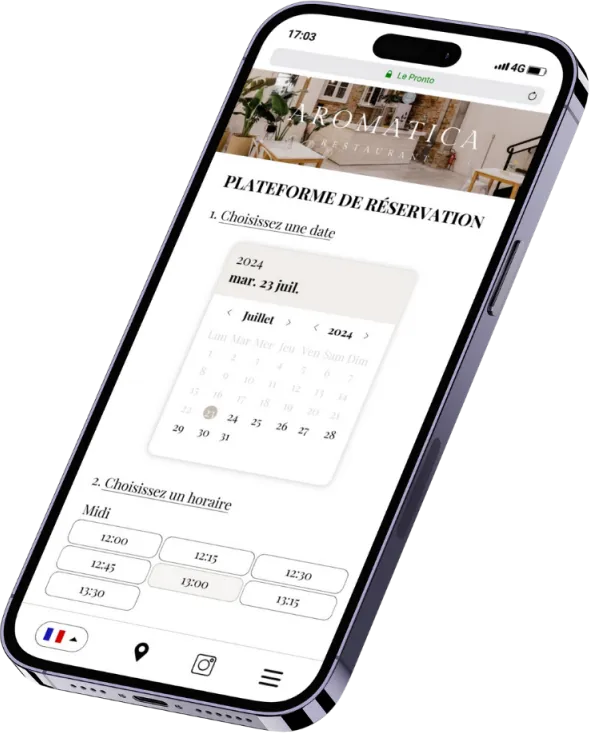 Réservation en ligne