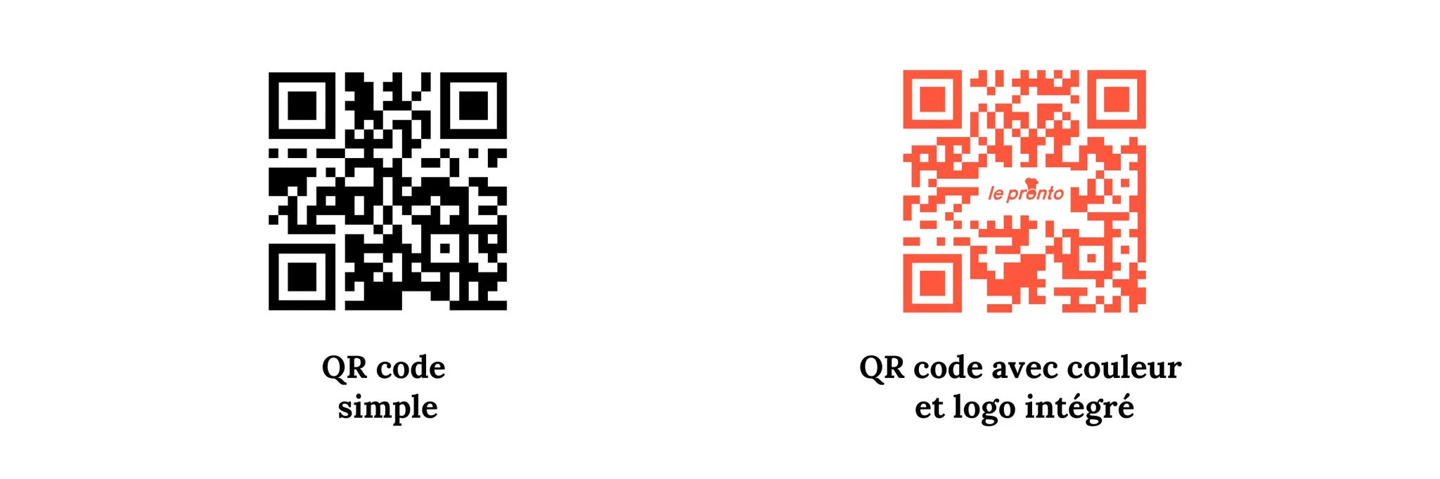 QR code avec logo