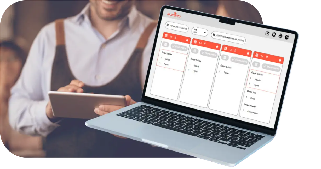 Écran de cuisine production Écran de cuisine production