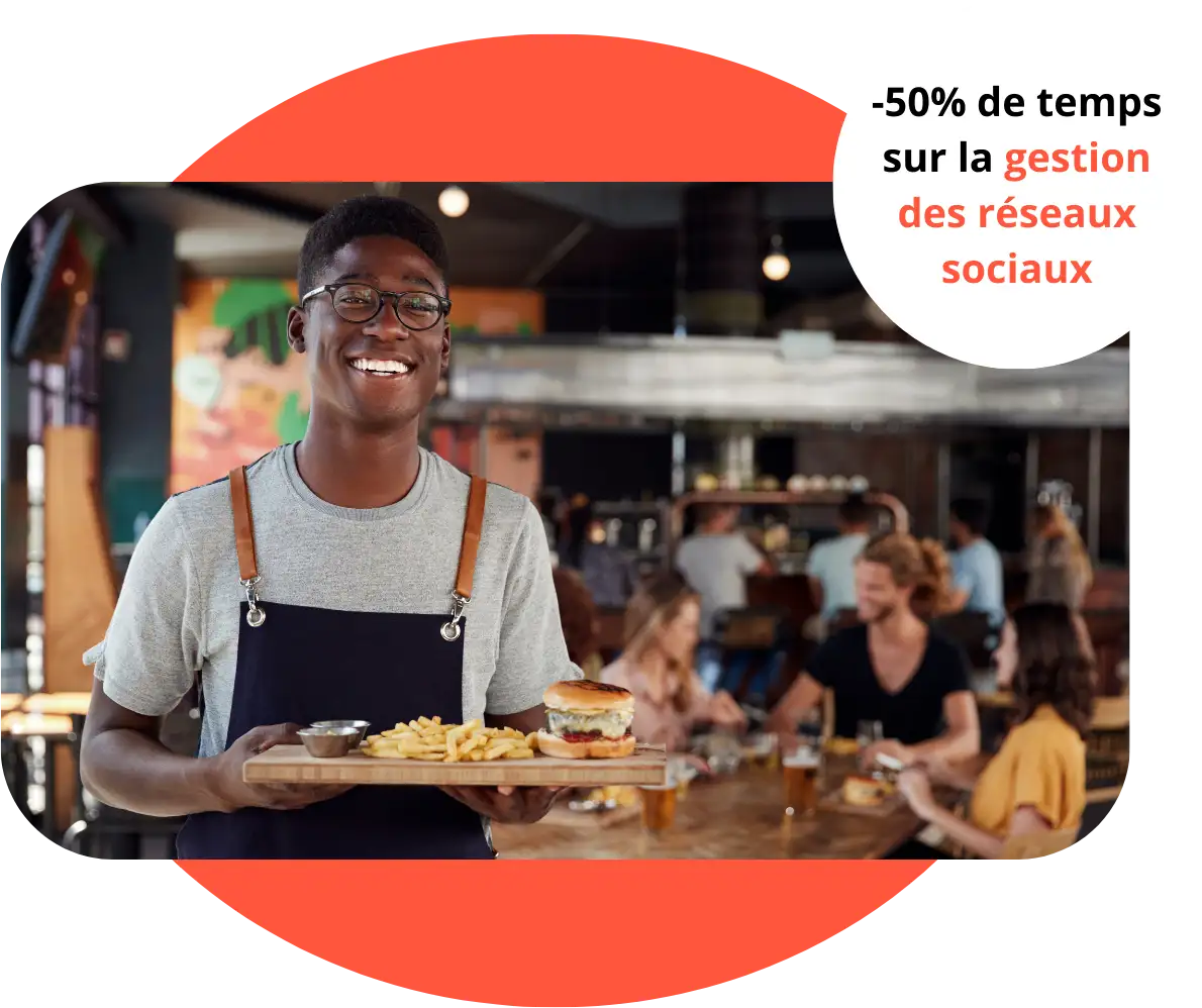 -50% de temps sur la gestion des réseaux sociaux