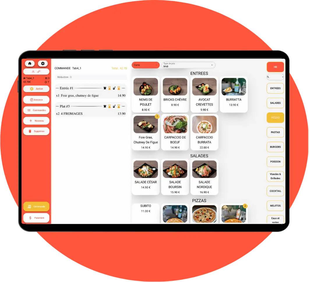 Aperçu du logiciel le Pronto