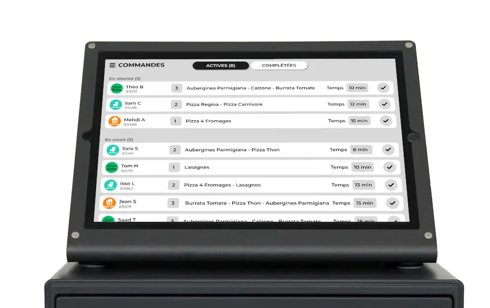 Commandes en temps réel