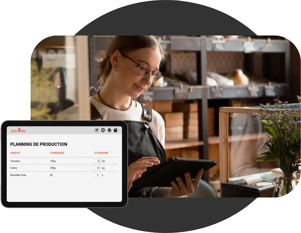 Plannification des menus de la semaine en fonction des stocks