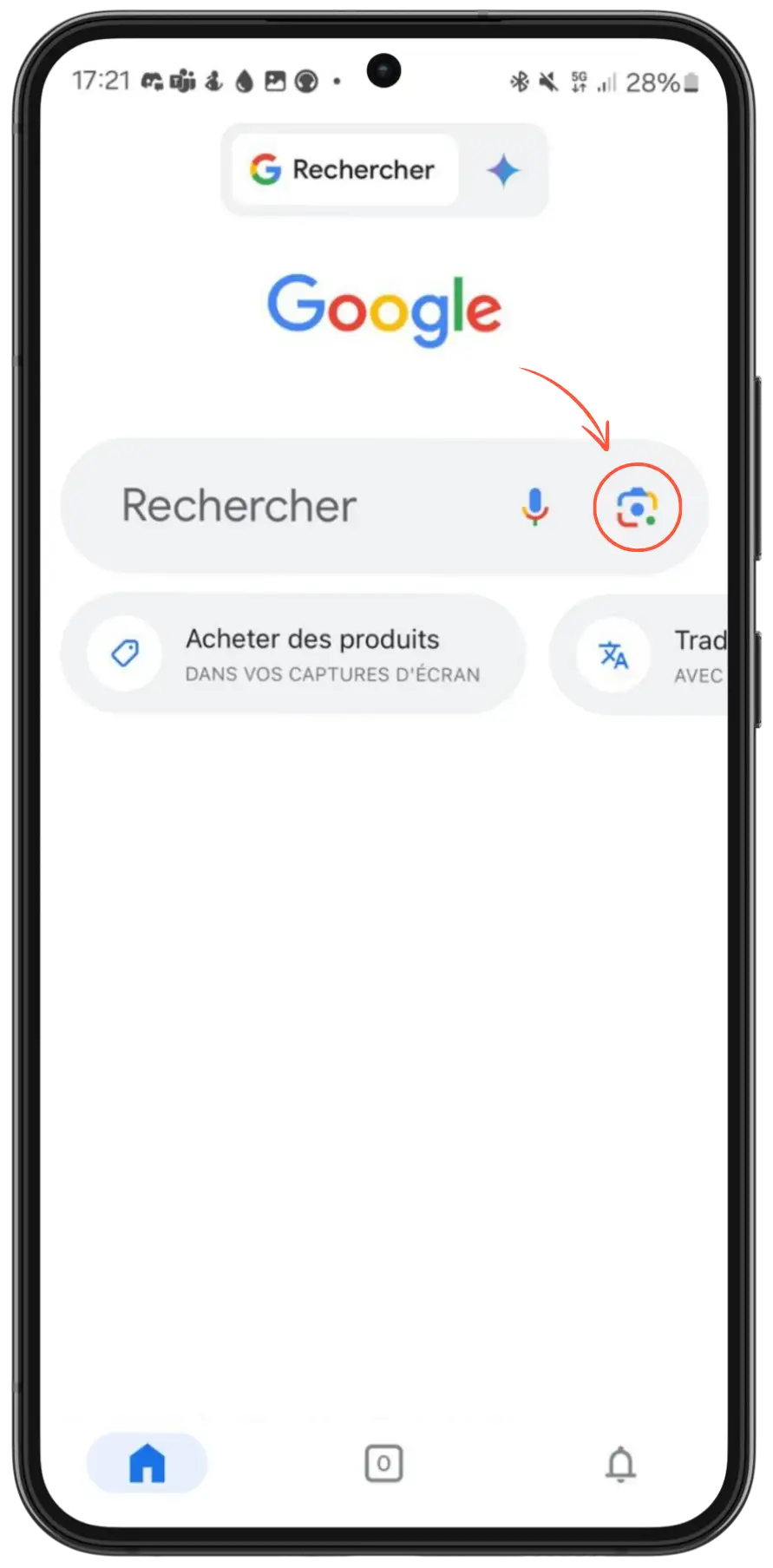 Ouvrir Google Lens pour lire un QR code de menu Ouvrir Google Lens pour lire un QR code de menu