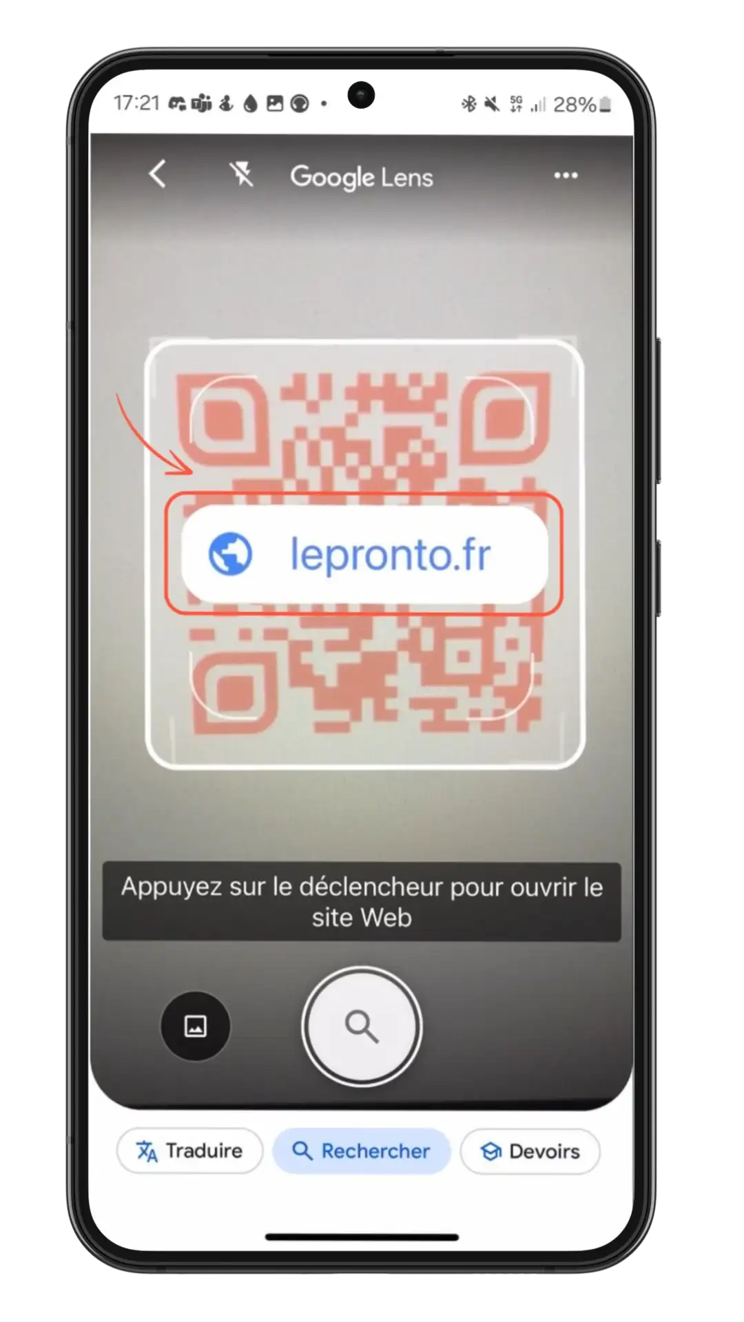 Comment ouvrir un menu QR code via Google Lens Comment ouvrir un menu QR code via Google Lens