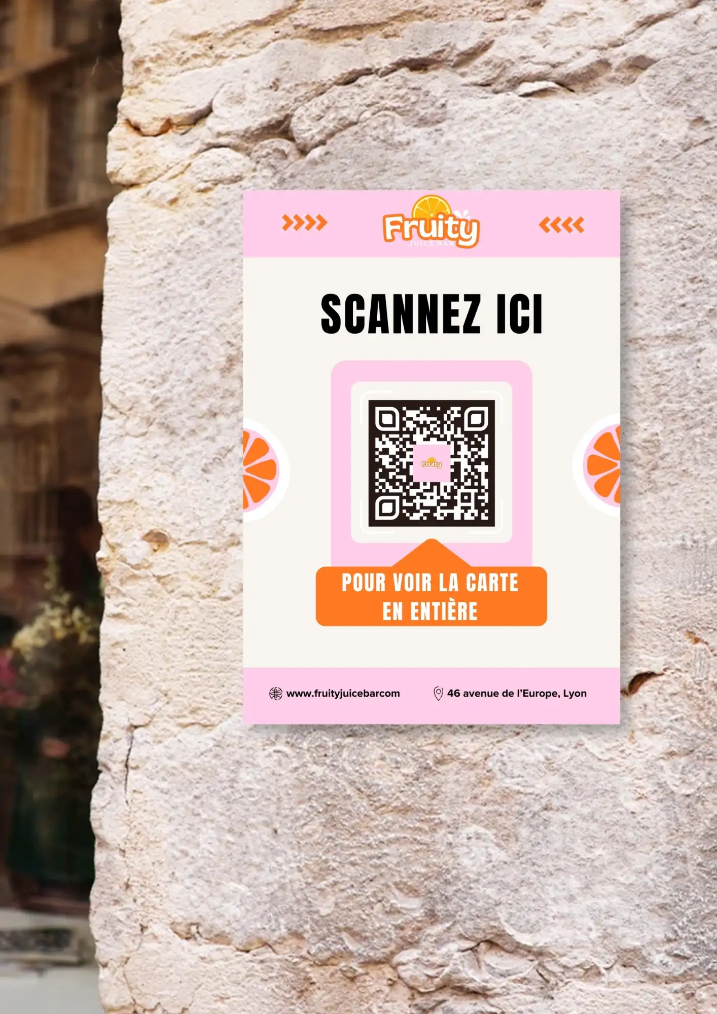 Exemple de QR code sur flyer Exemple de QR code sur flyer