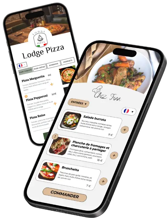 Interface application menu Interface application menu