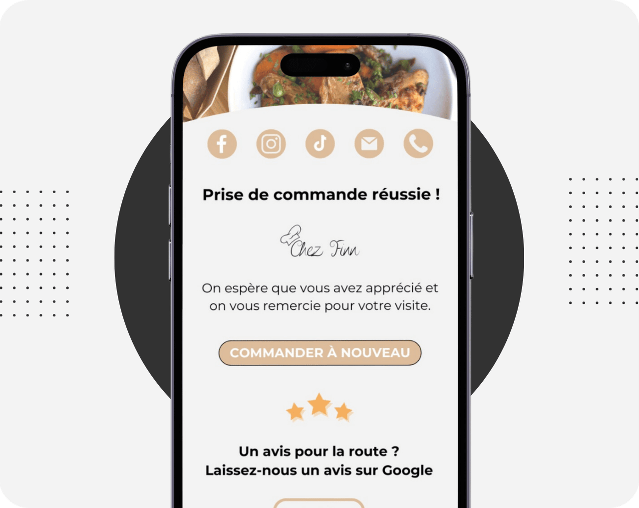 SAV le Pronto pour menu qr code