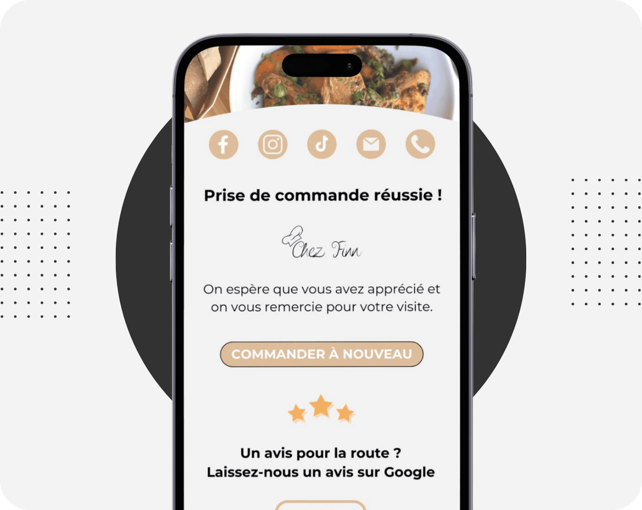 SAV le Pronto pour menu qr code